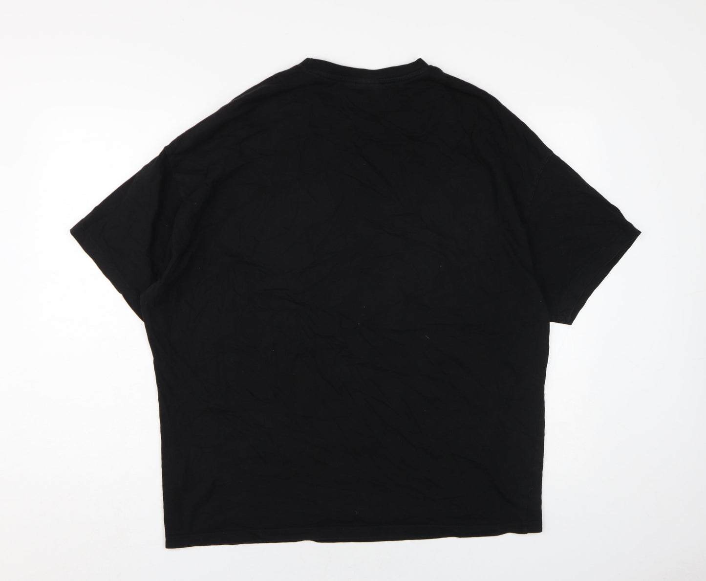 Difuzed Men's Black Space Invaders T-Shirt, M