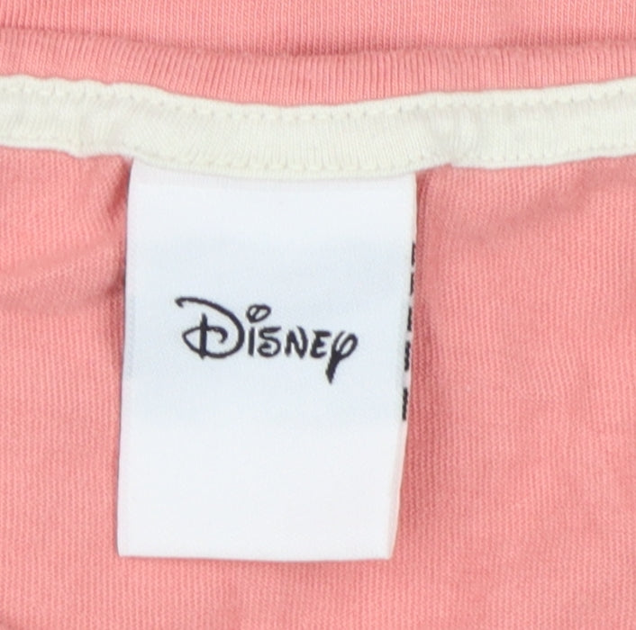 Disney Women Pink Lion King Cartoon T-Shirt Size 6/8