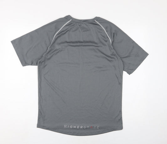 Higher State Grey Athletic T-Shirt Unisex M