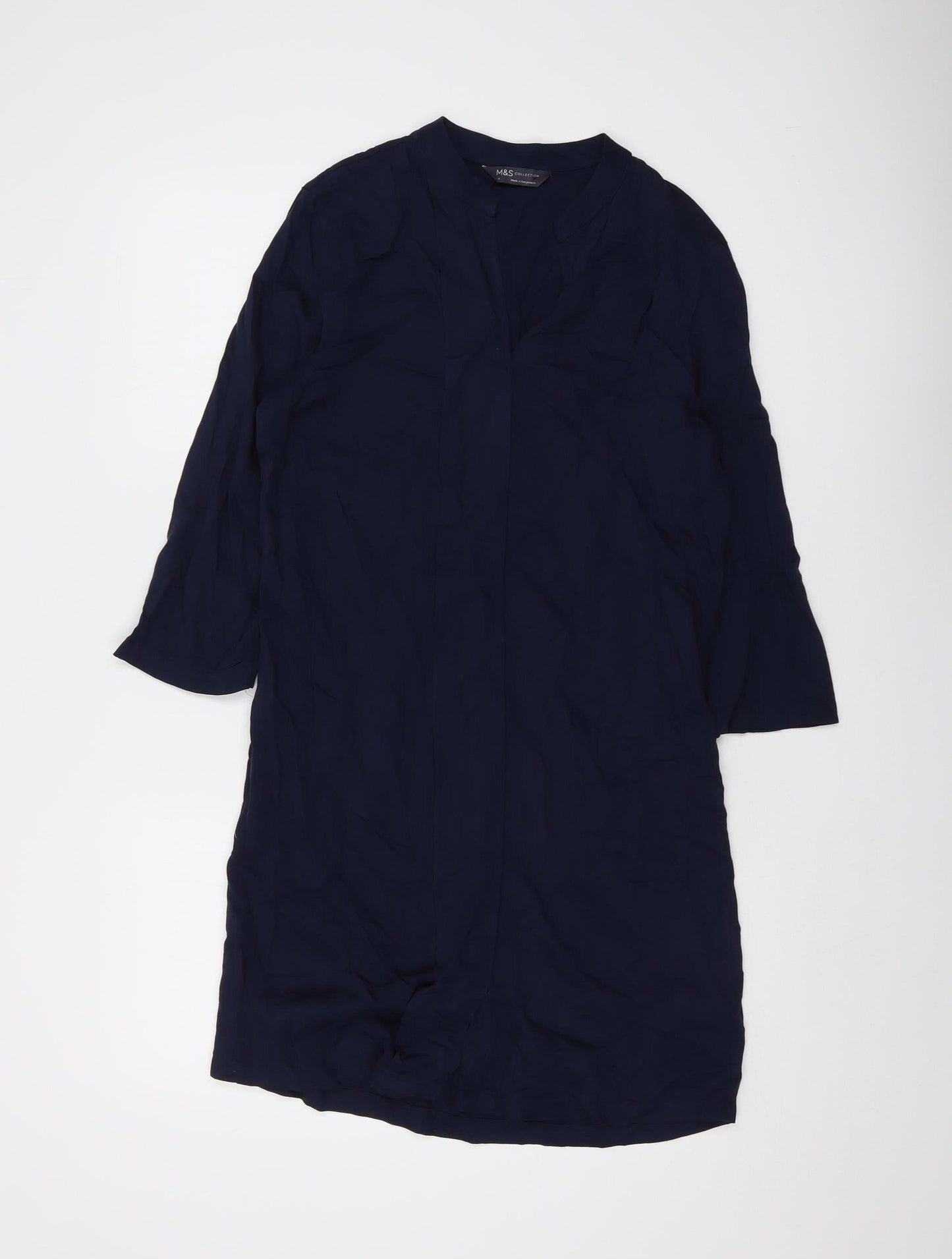 Marks and Spencer Women's Blue Tunic Blouse, Size 8