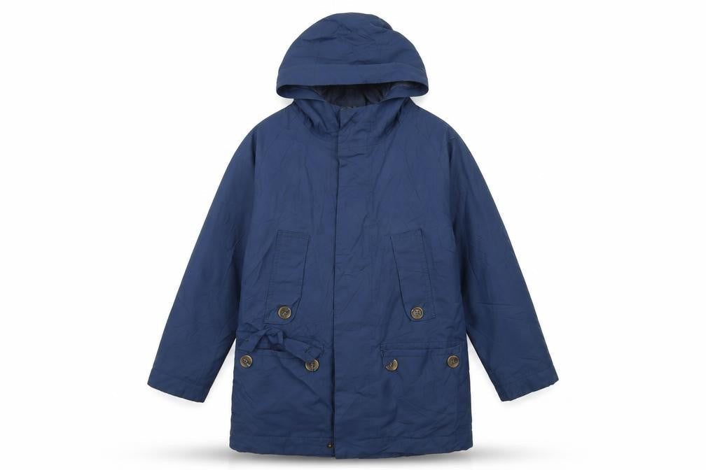 Joules Boys Blue Hooded Jacket 9-10 Years Waterproof Coverall