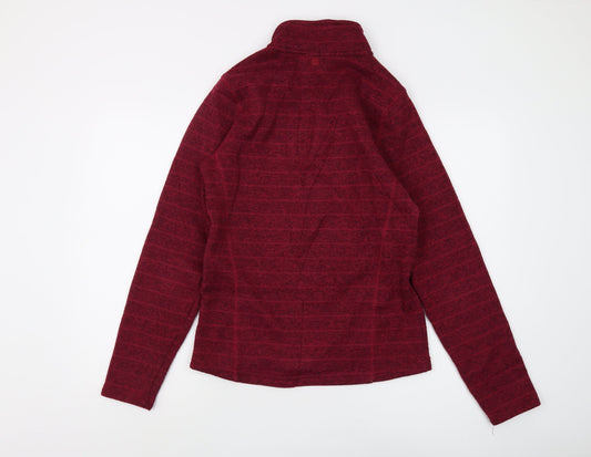 Mountain Warehouse Women's Red Henley Sweatshirt Size 12