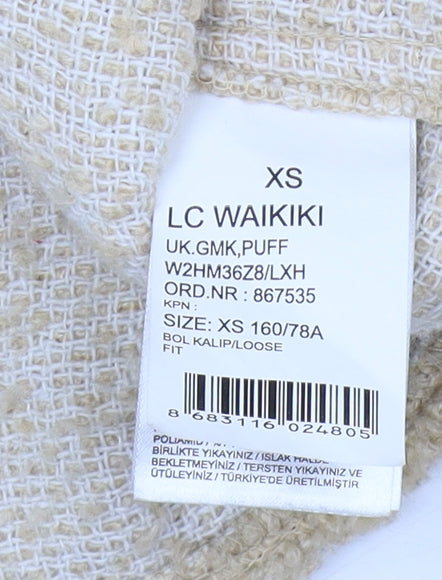 LC Waikiki Women's Beige Puffer Jacket XS