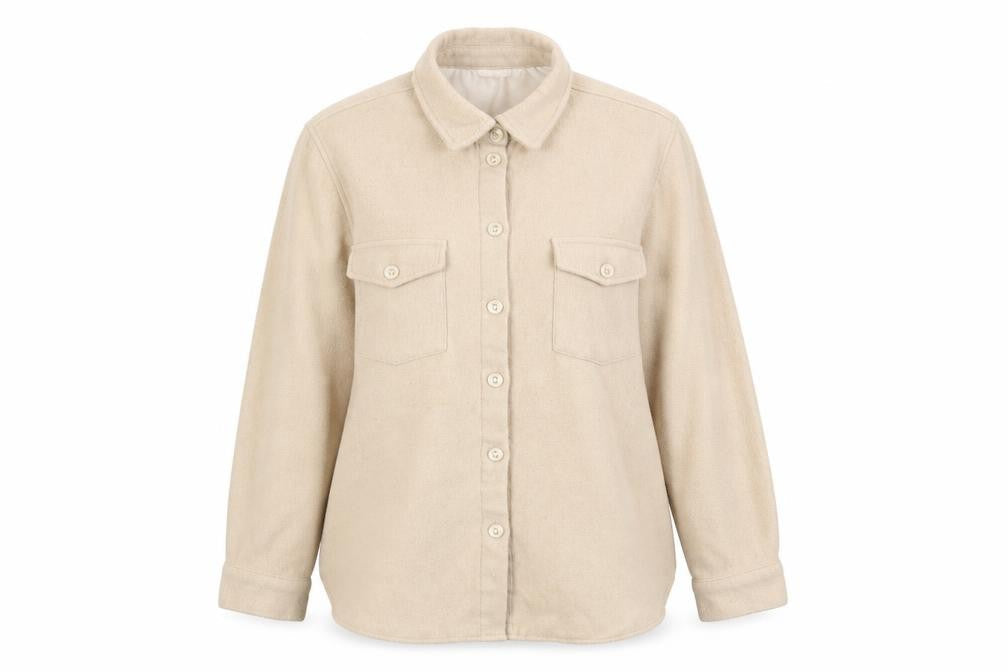 PRETTYLITTLETHING Women's Beige Jacket Size 10