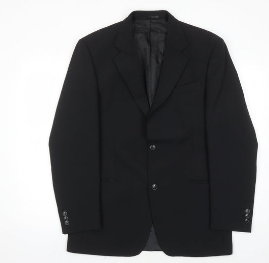 Farah Men's Black Blazer 38L Jacket Formal