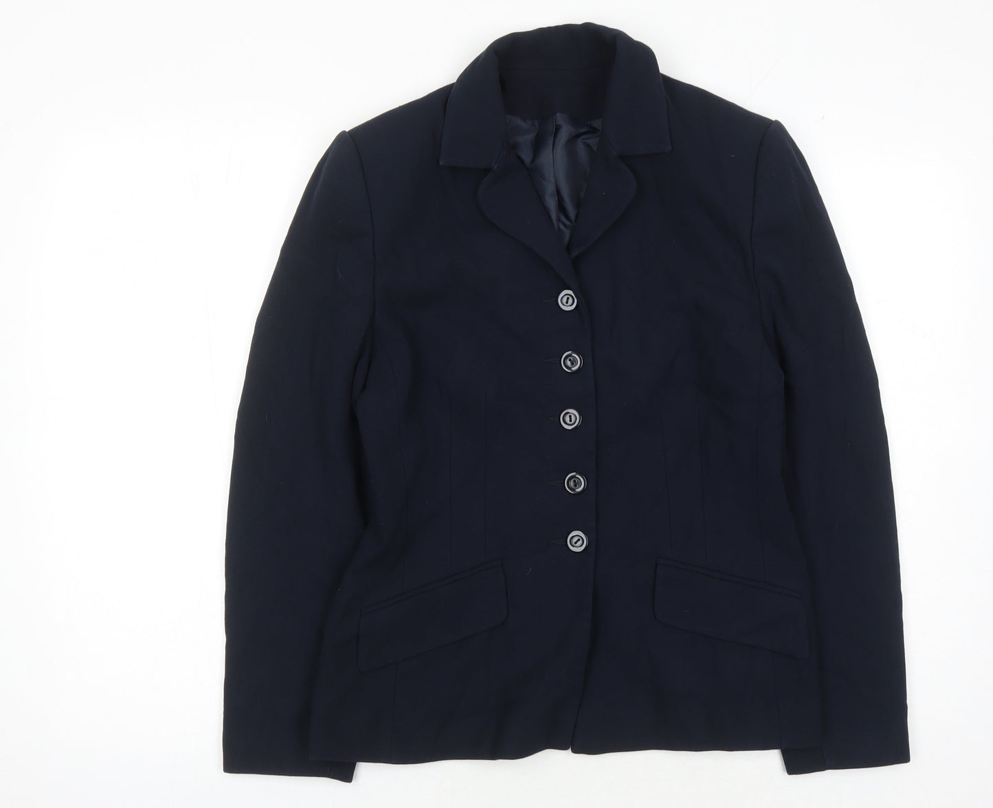Richards Women's Blue Suit Jacket Size 12 Classic Fit