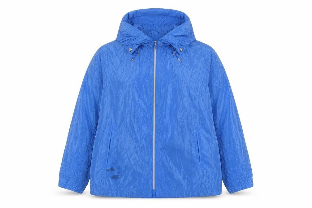 Womens UK Size 16 Regular Lakeland Blue Nylon Blend Jacket