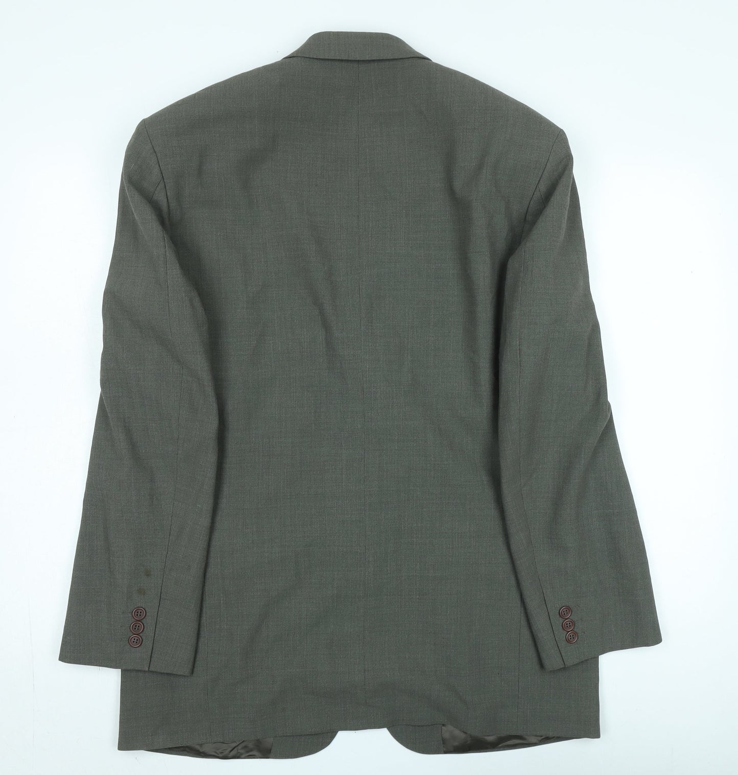 Marks and Spencer Men's Grey Blazer, Size 40R, Classic Fit