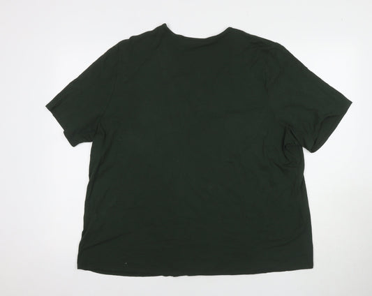 Ann Harvey Women's Green Short Sleeve Jersey T-Shirt
