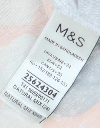 Marks and Spencer Women's Camouflage T-Shirt, Size 34