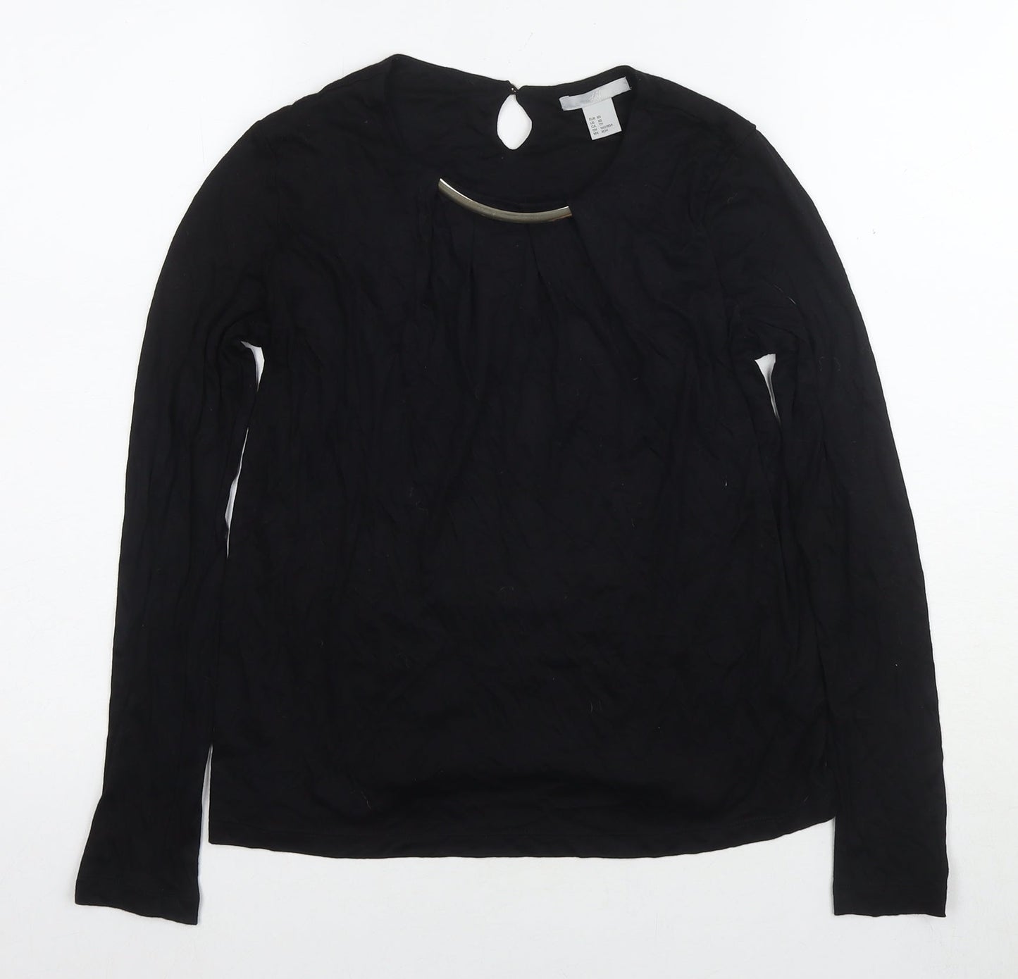 H&M Women's Black XS Long Sleeve Blouse