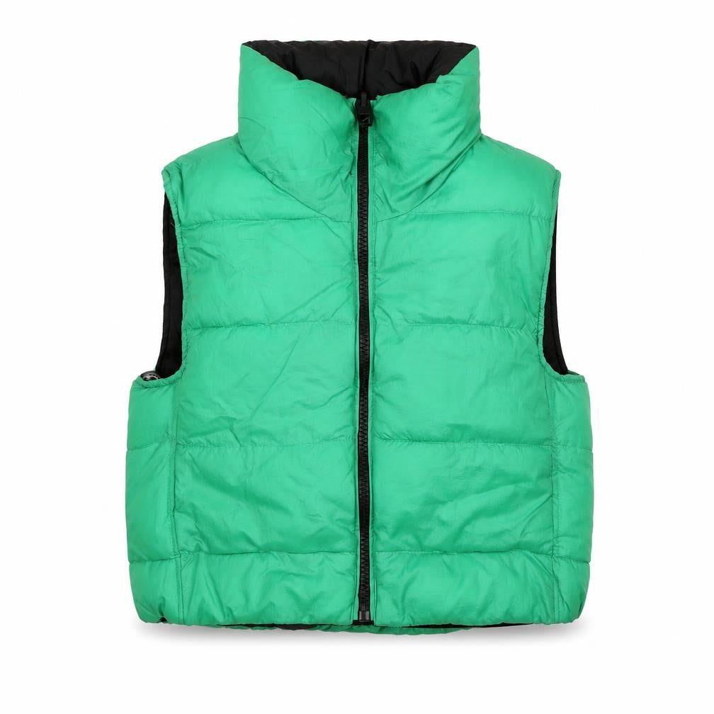 Zara Women's Green Puffer Waistcoat XS