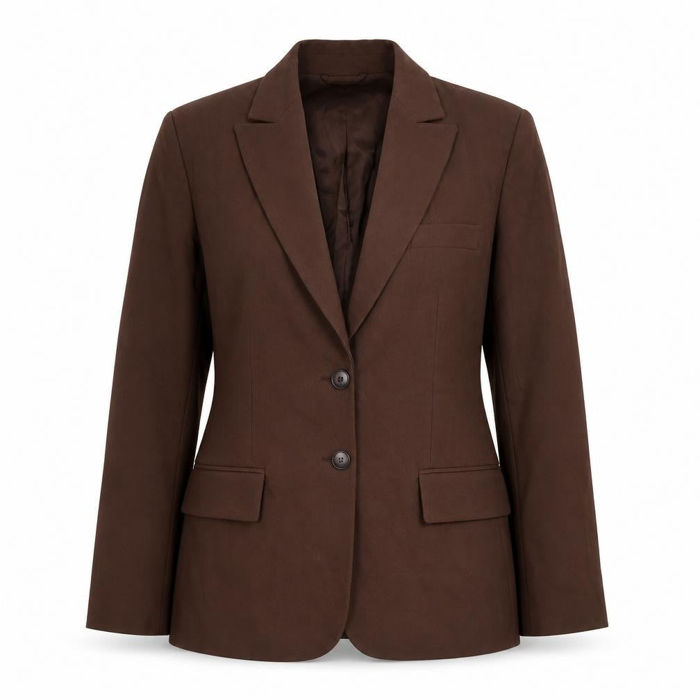 Mexx Women’s Brown Blazer Regular Fit Size 10
