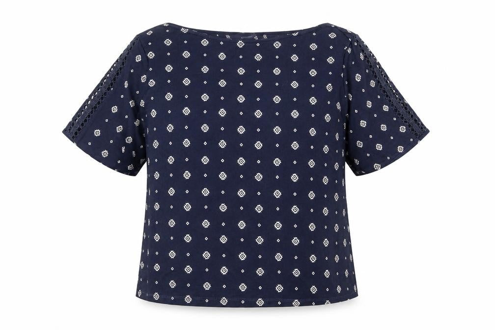 Marks and Spencer Women's Blouse Size 18 Geometric Print