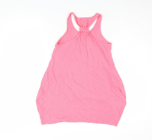 Marks and Spencer Girls Pink Sleeveless Tank Top 10 Years
