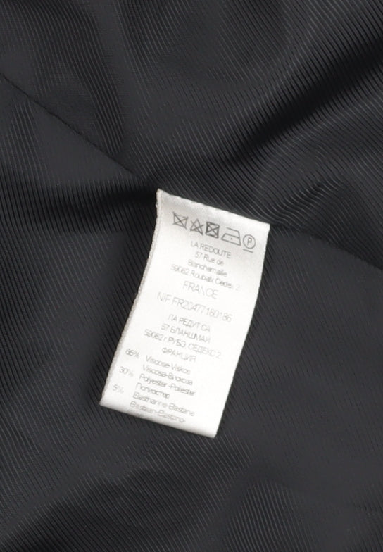 Laura Clement Women's Black Blazer Size 4 Business