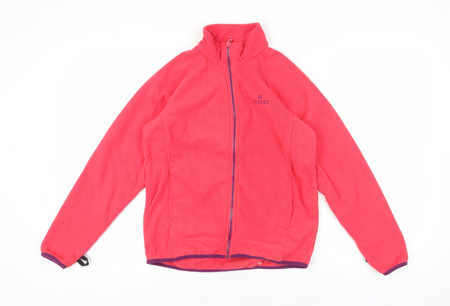 Hi Gear Women's Pink Fleece Jacket, Size 4, Full Zip