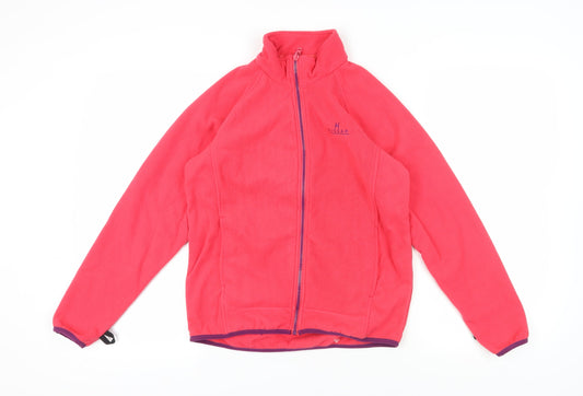 Hi Gear Women's Pink Fleece Jacket, Size 4, Full Zip