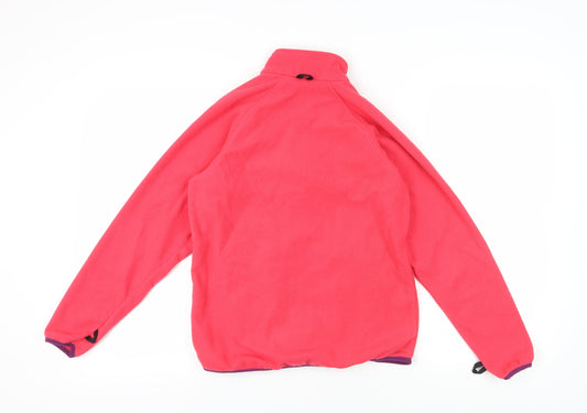 Hi Gear Women's Pink Fleece Jacket, Size 4, Full Zip