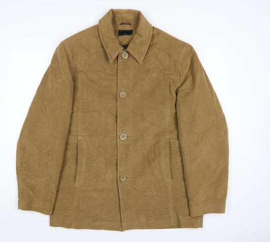 Blakes Men's Beige Cotton Blazer, Casual Autumn, Size M