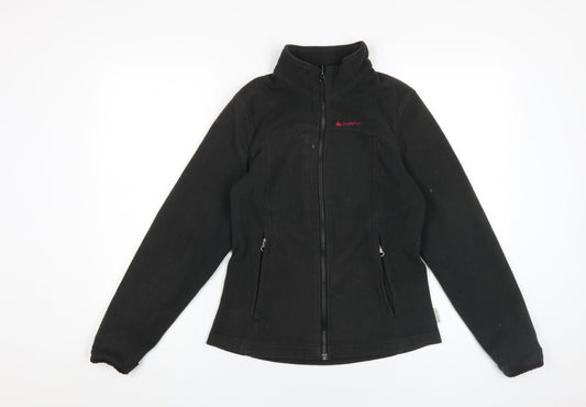 Quechua Women's Black Fleece Jacket, XS, Casual Outdoor