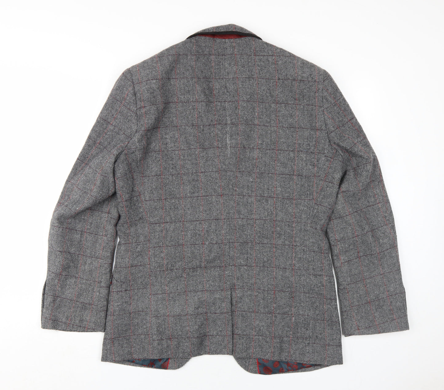 Broadstone Bros Men's Grey 40R Classic Blazer