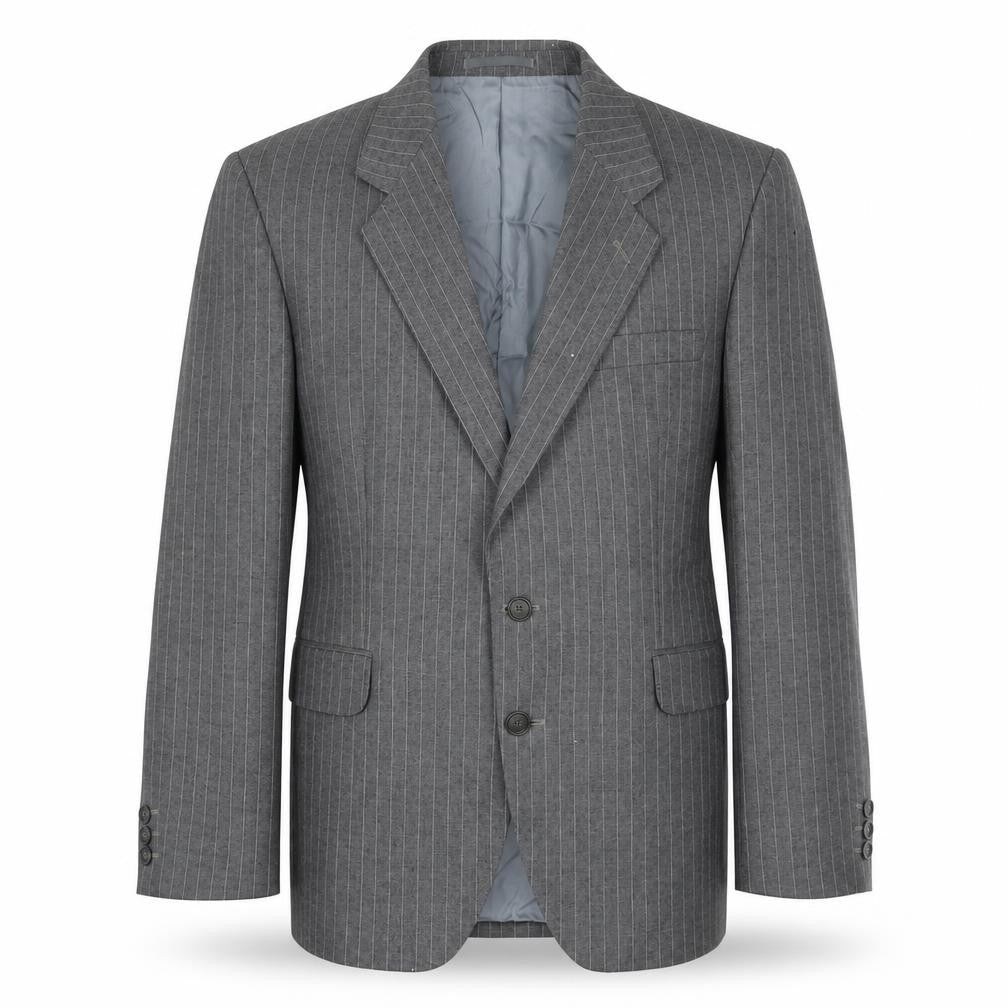 Pierre Cardin Grey Striped Blazer, Men's, Size 40S