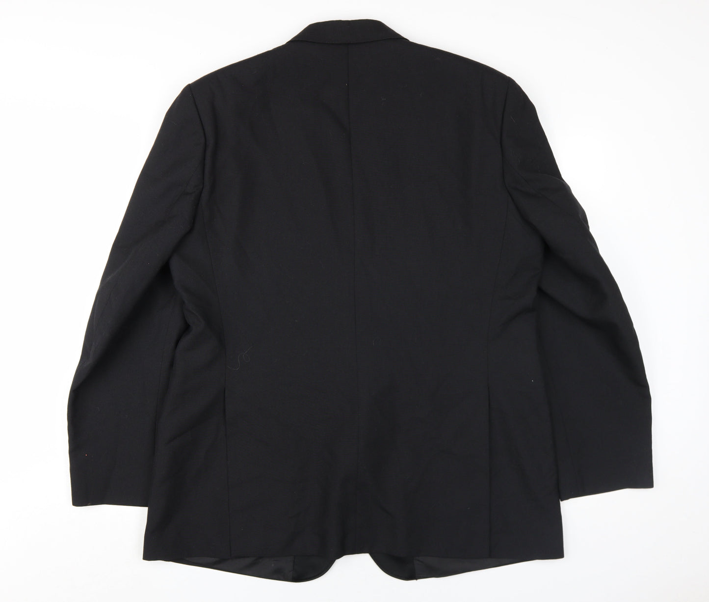 Dunn & Co Men's Black Blazer 46R Polyester Wool