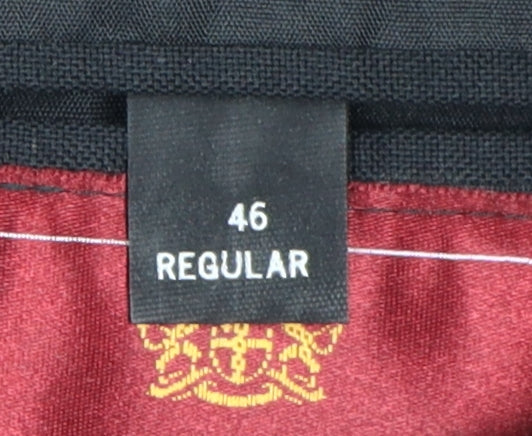 Dunn & Co Men's Black Blazer 46R Polyester Wool