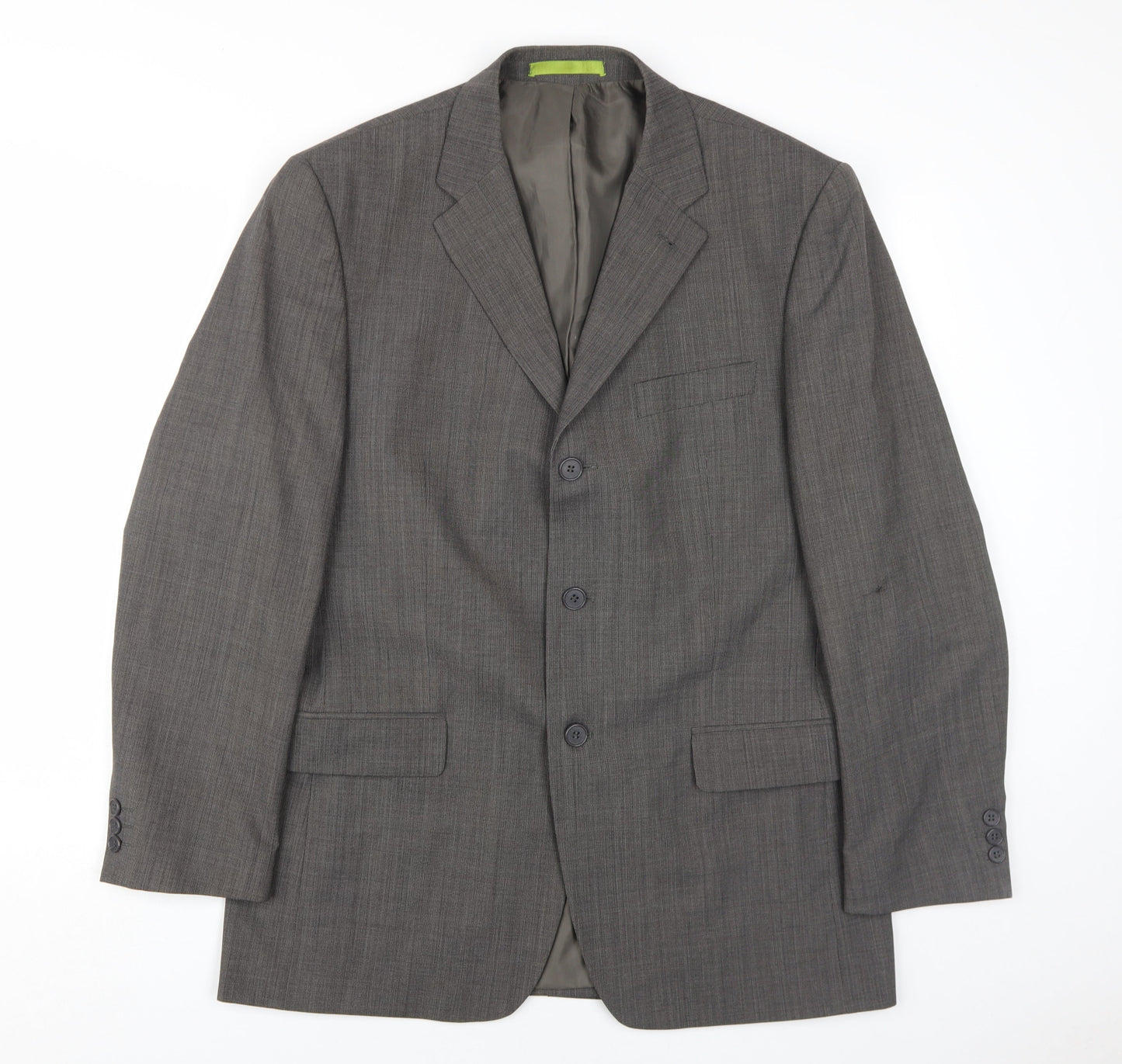 Burton Men's Grey Blazer, Size 40, Regular Fit