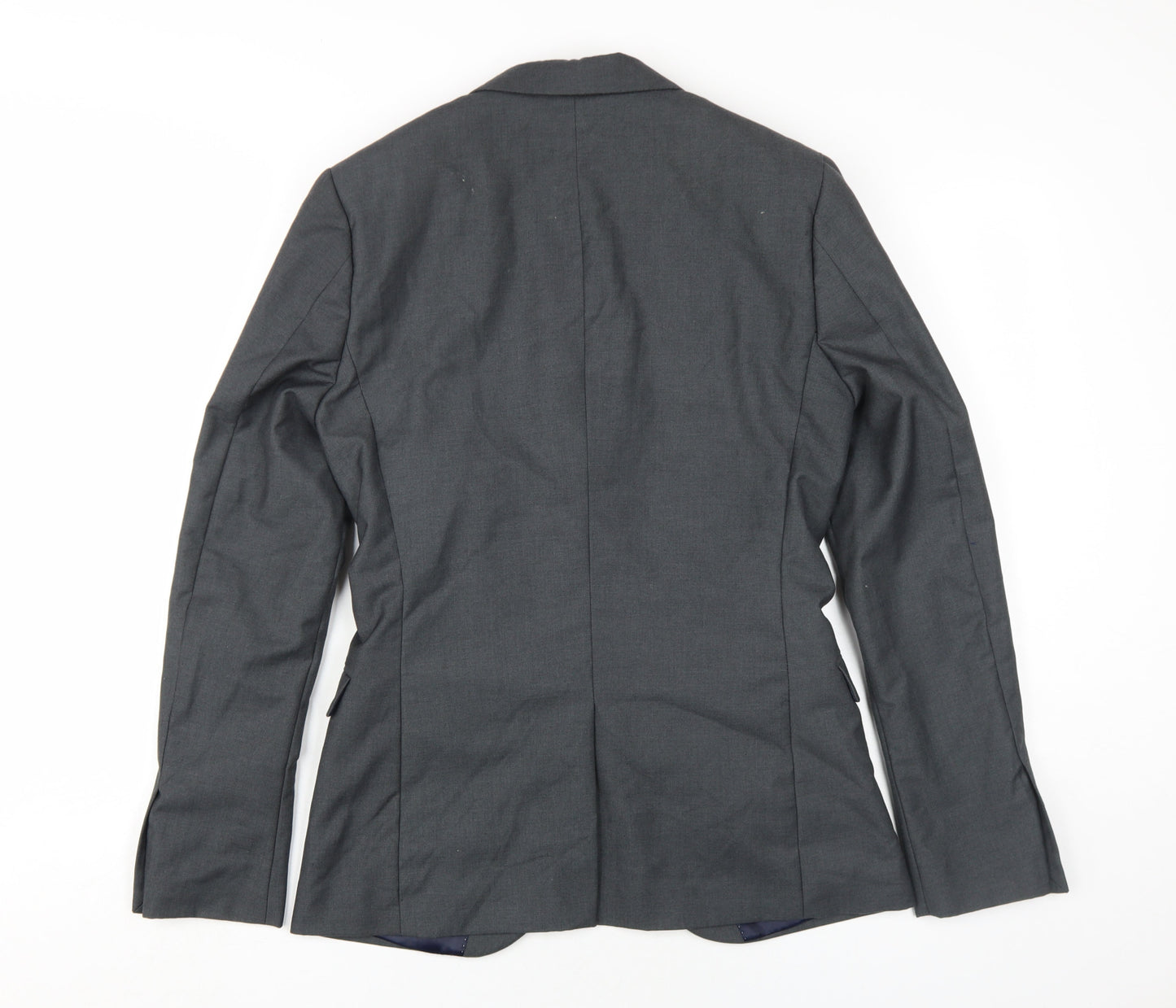 Topman Men's Grey Skinny Blazer 34R Regular Fit