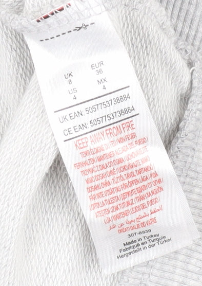 Disney Women's Grey Mickey Mouse Sweatshirt, Size 8