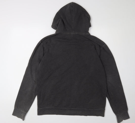 Boohoo Men’s Black Pullover Hoodie Size S