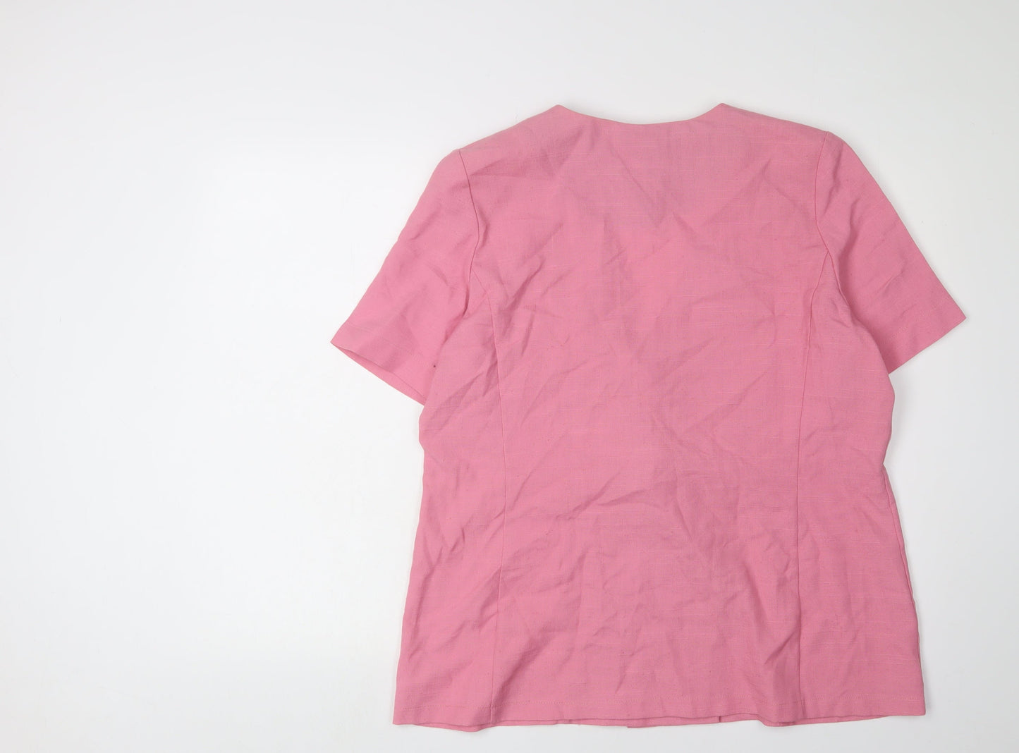 GTC Collection Women's Pink Double-Breasted Jacket