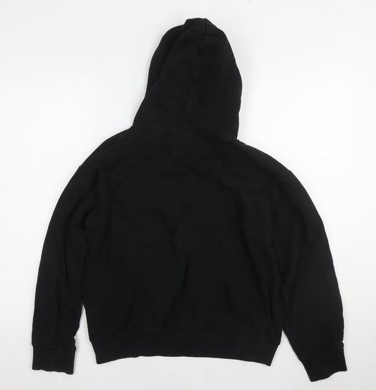 H&M Unisex Black Pullover Hoodie XS