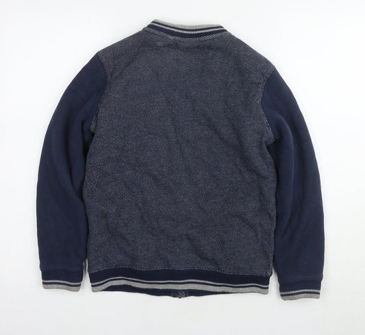 Marks and Spencer Boys Blue Full Zip Sweatshirt Age 11-12