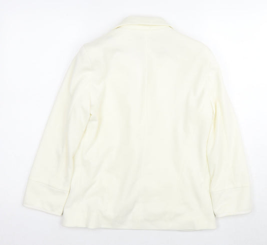 Topshop Ivory Women's Blazer - Size 8