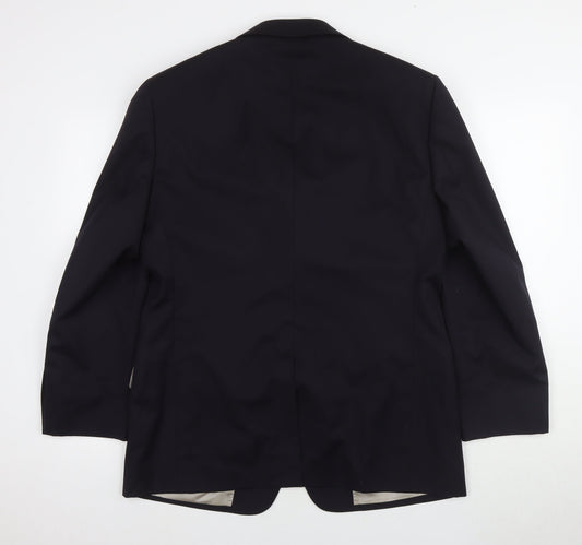 Marks and Spencer Men's Black Blazer, Size 40S, Formal