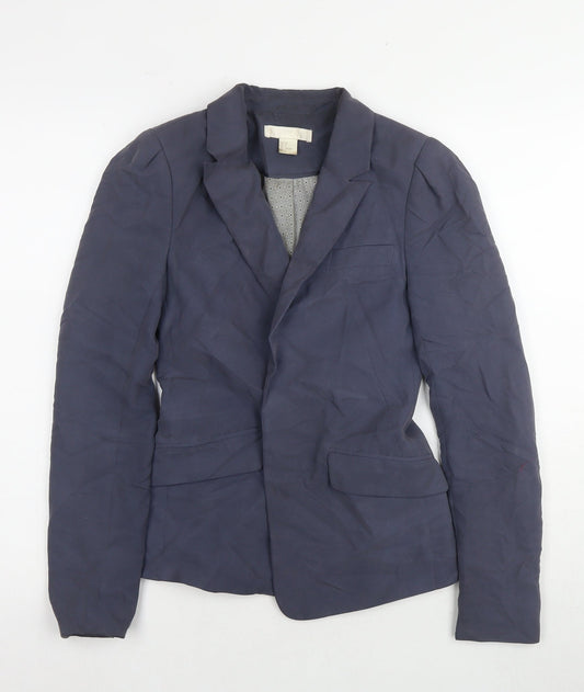 H&M Women's Blue Blazer Size 4