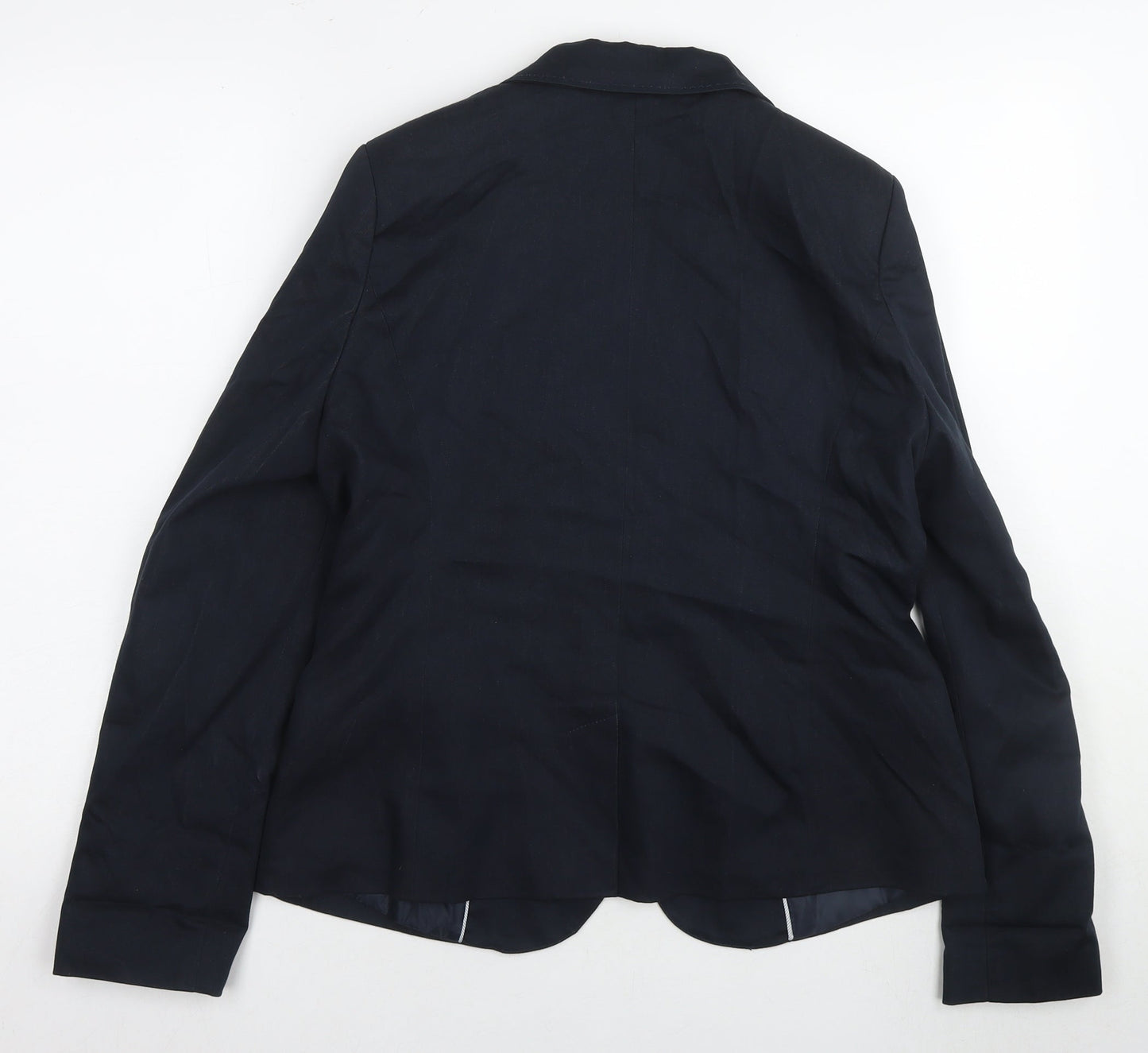 Laura Clement Women's Black Blazer UK 12 Lined
