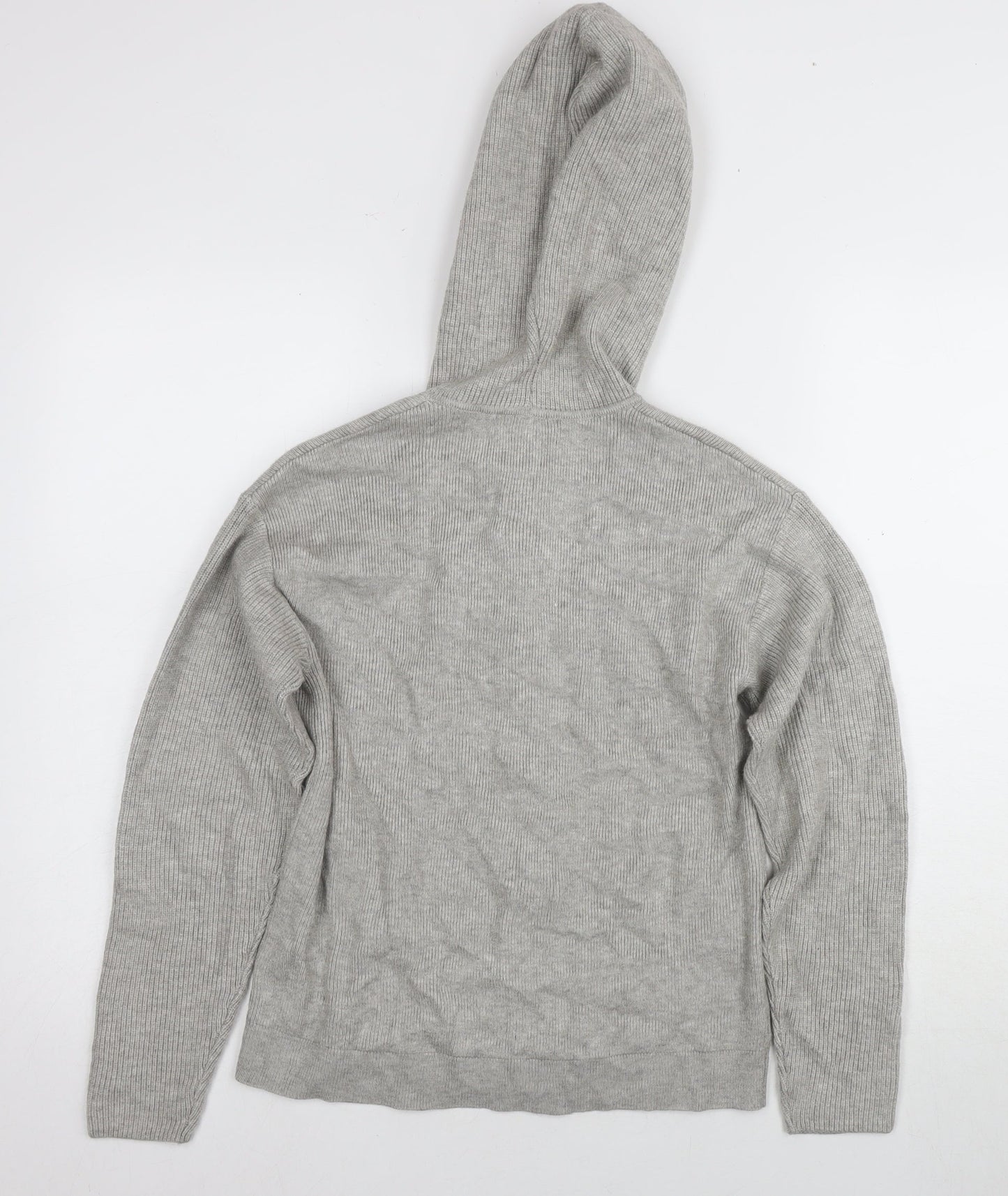 Marks and Spencer Grey Full Zip Hoodie S Unisex