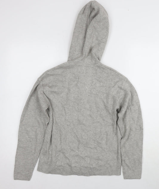 Marks and Spencer Grey Full Zip Hoodie S Unisex