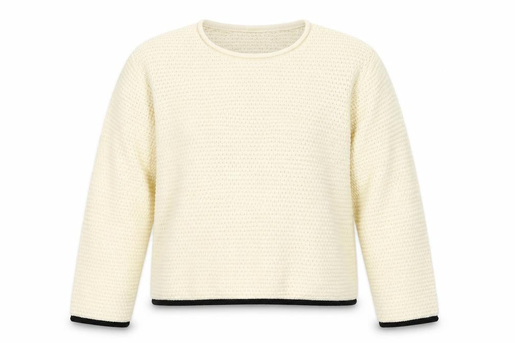 Marks and Spencer Women Ivory M Waffle-Knit Jumper