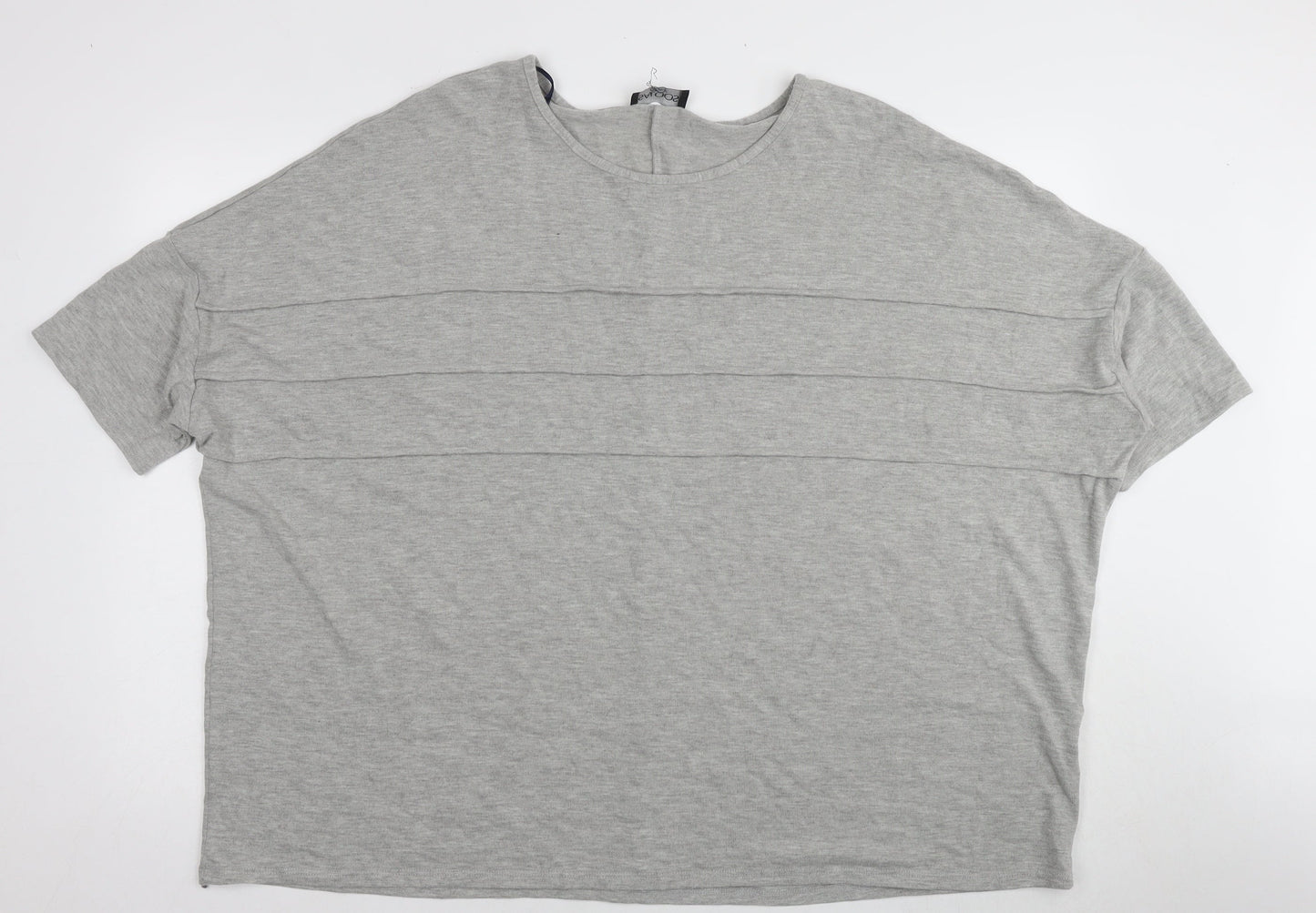 Saloos Women’s Grey Basic T-Shirt Size 20