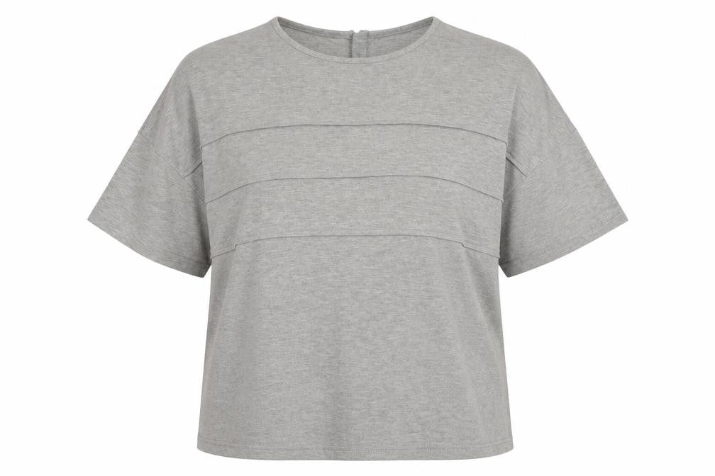 Saloos Women’s Grey Basic T-Shirt Size 20