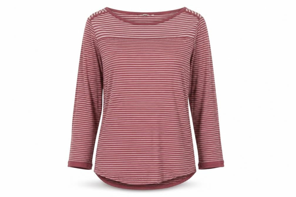 Womens UK Size 10 FatFace Red Cotton Blend T-Shirt