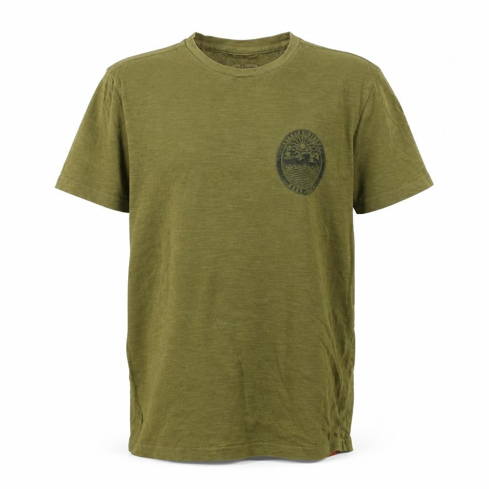 Mens UK Size S FatFace Green  Cotton T-Shirt