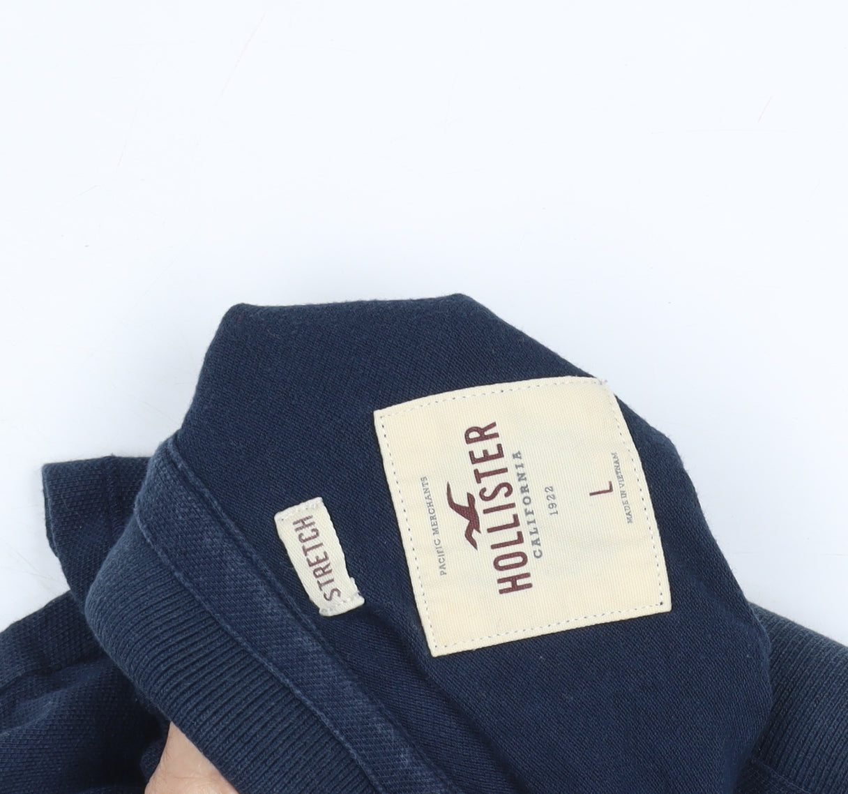 Hollister Blue Polo Shirt, Unisex Adult L, Casual Style