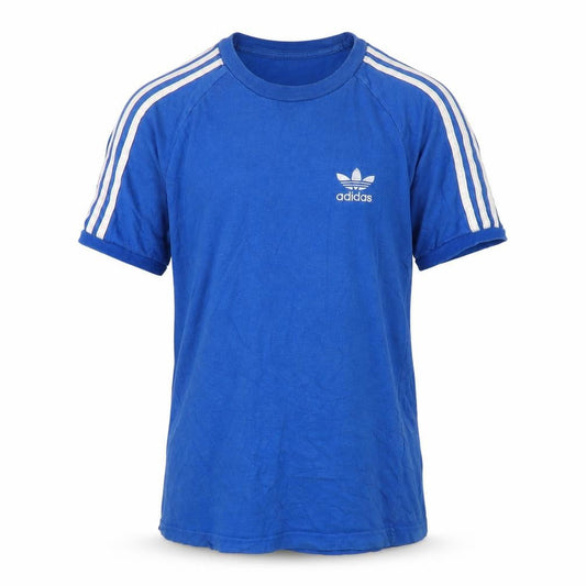 Mens UK Size S adidas Blue  Cotton T-Shirt