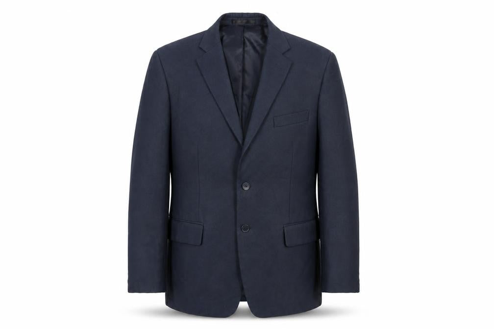 Mens 44 Chest Regular Jeff Banks Blue Two-Button Blazer